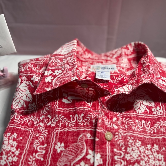 🌴 Vintage Reyn Spooner “Lahaina Sailer” Hawaiian Shirt – 1990s (XL, Red) 🌺 - Picture 5 of 6